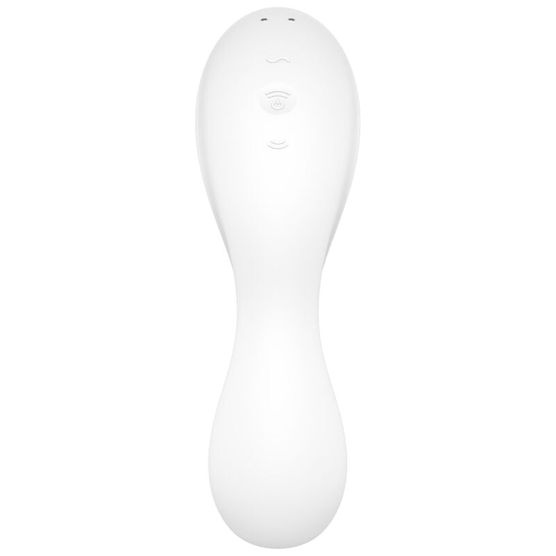 SATISFYER CURVY TRINITY 5 ESTIMULADOR Y VIBRADOR APP - AZUL