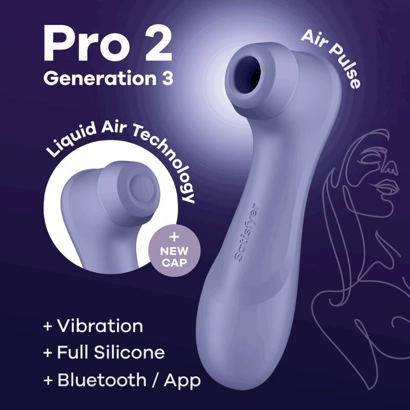 SATISFYER PRO 2 GENERACIÓN 3 - NEGRO BLUETOOTH &  APP