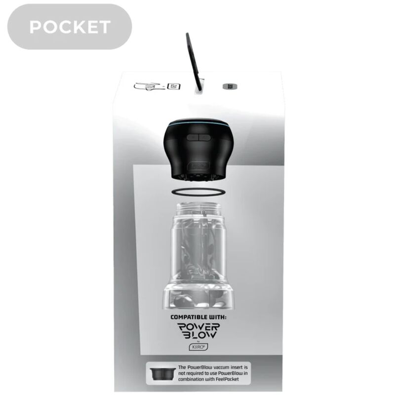 KIIROO - FEEL POCKET STROKER KRISTALL VON KIIROO TRANSPARENT